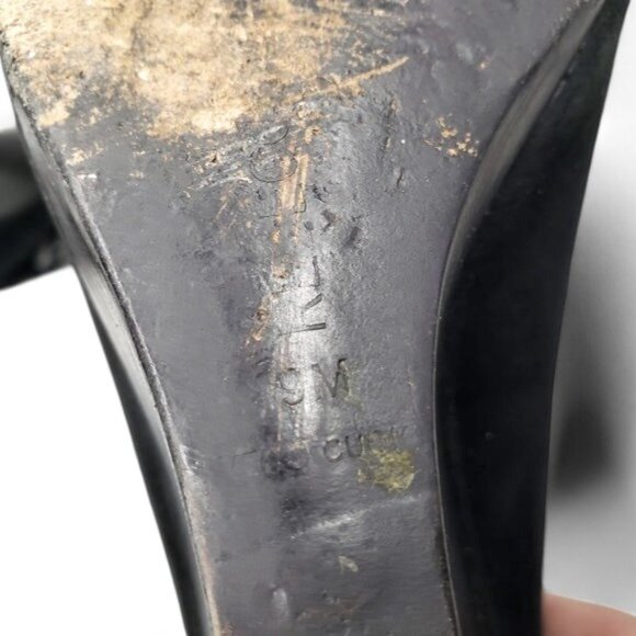 Rebecca Minkoff Sydney Wedge Heels Women's Cage Cutout Black Suede Gladiator 9M - Picture 9 of 11